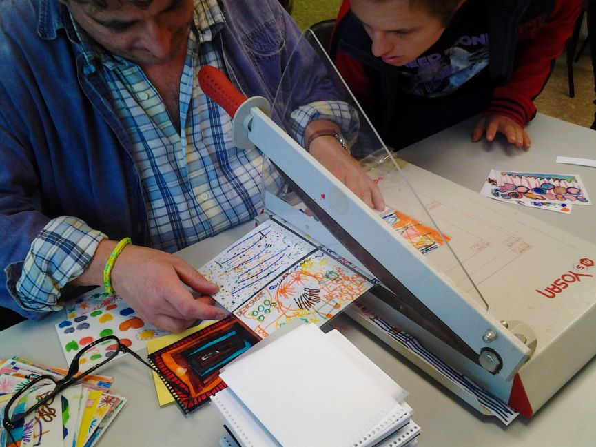 Taller de reprografía del Centro Ocupacional de Koynos