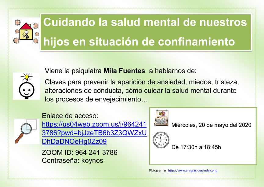 Cuidando la salud mental de nuestros hijos en situación de confinamiento