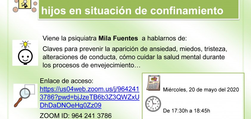 Cuidando la salud mental de nuestros hijos en situación de confinamiento