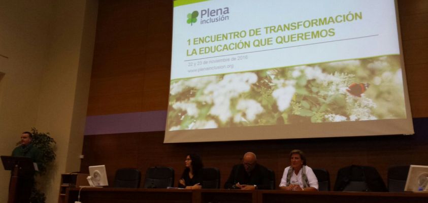 Presentación de Plena Inclusión en el salón de Actos de la Facultad de Psicología de la Universidad Autónoma de Madrid