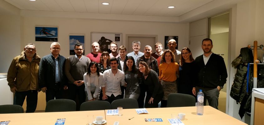 Representantes de las entidades participantes del proyecto IVRAP en la primera reunión en Bruselas